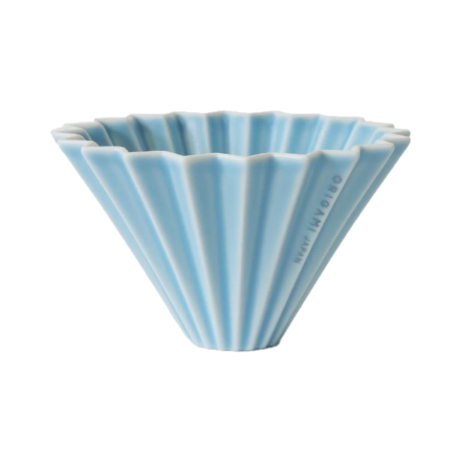 Воронка Origami керамическая голубая (размер 2-4)
